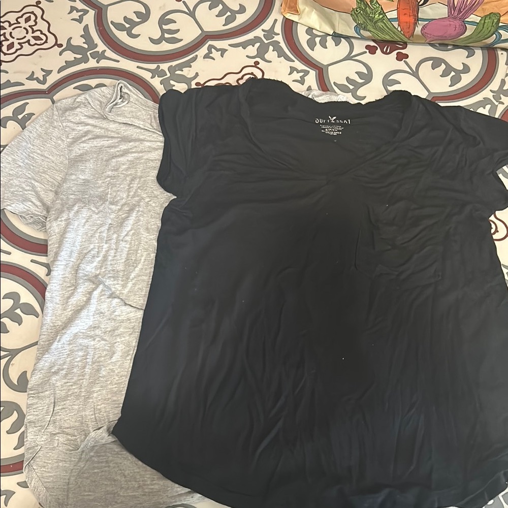 Black and Gray Women's Tops